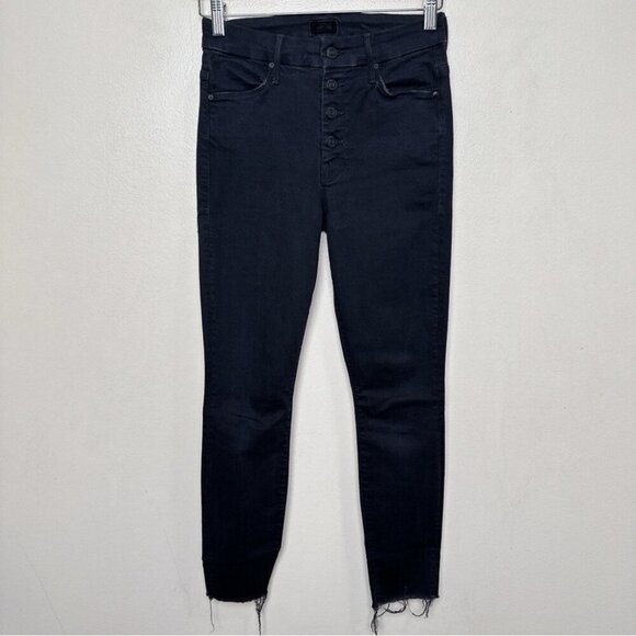 Mother Womens 26 Pixie Ankle Fray Not Guilty Jeans - Picture 2 of 16